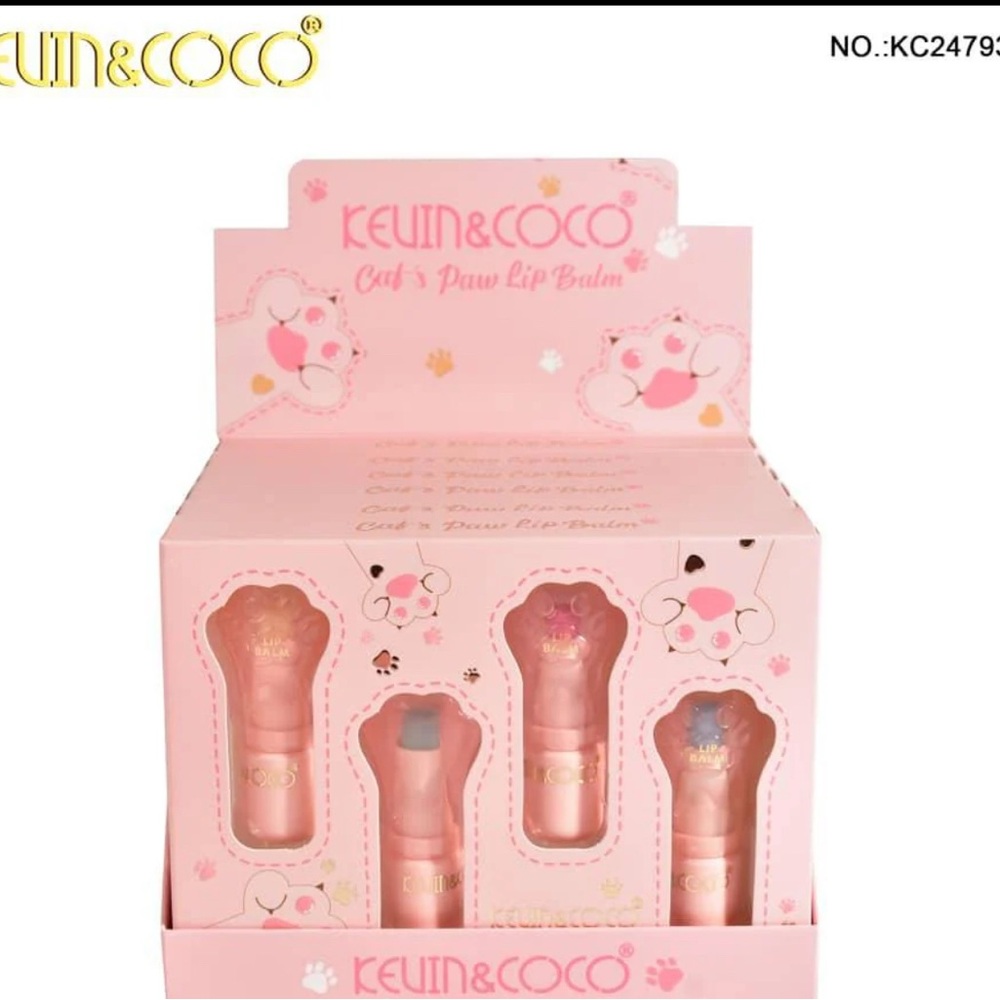 KEVIN&COCO Cat's Paw Lip Balm Set